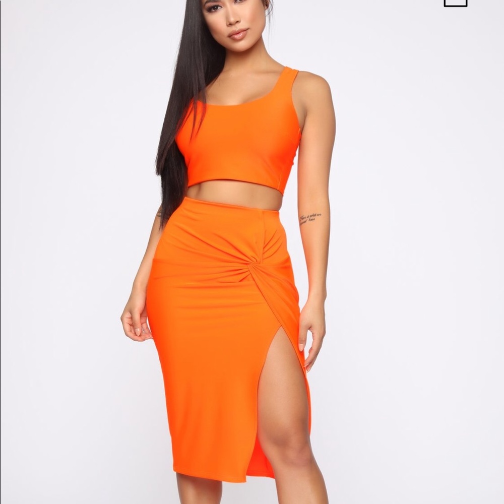 Fashionova 2 piece orange set